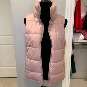 Old Navy Nude/Pink Puffer Vest